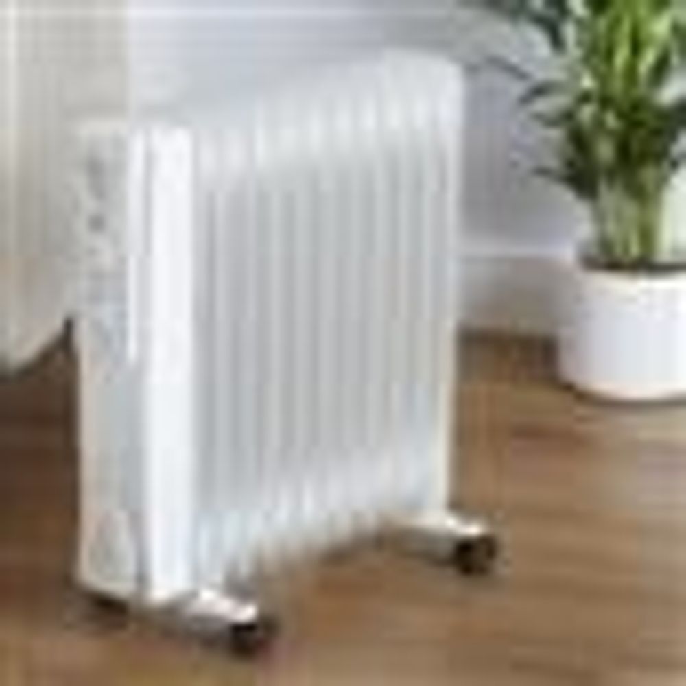 2000 - 2500W Electric Oil Filled Radiator in Black or White-Seasons Home Store