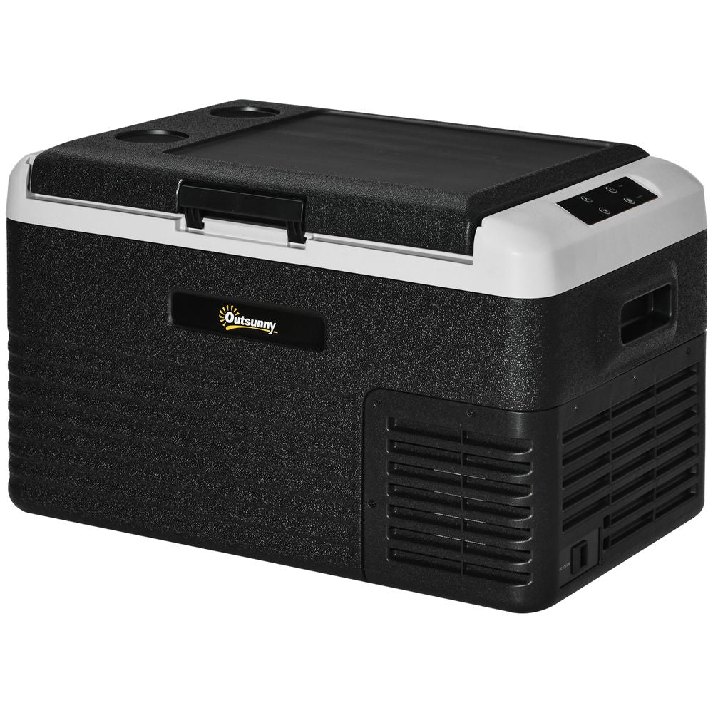 30L Car Refrigerator 12V Portable Freezer or Camping, Driving Outsunny-Seasons Home Store