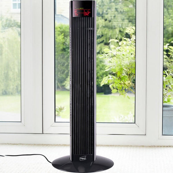 36” Free Standing 3 Speed Tower Fan with Remote Control-Seasons Home Store