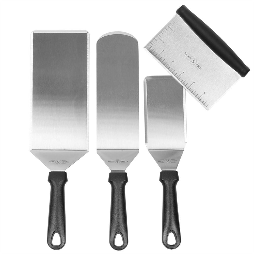 4pc. Stainless Steel Spatula Set-Seasons Home Store