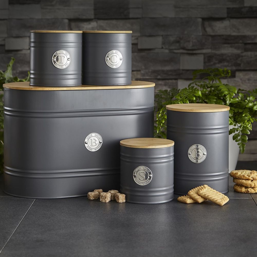 5 Piece Kitchen Canister Set-Seasons Home Store