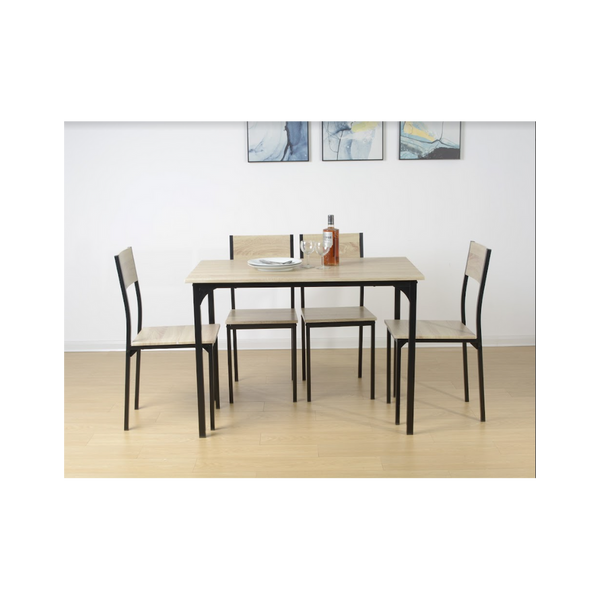 5pcs Dining Set Table in OAK-Seasons Home Store
