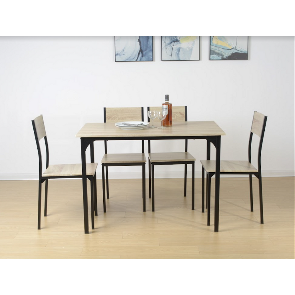 5pcs Dining Set Table in OAK-Seasons Home Store