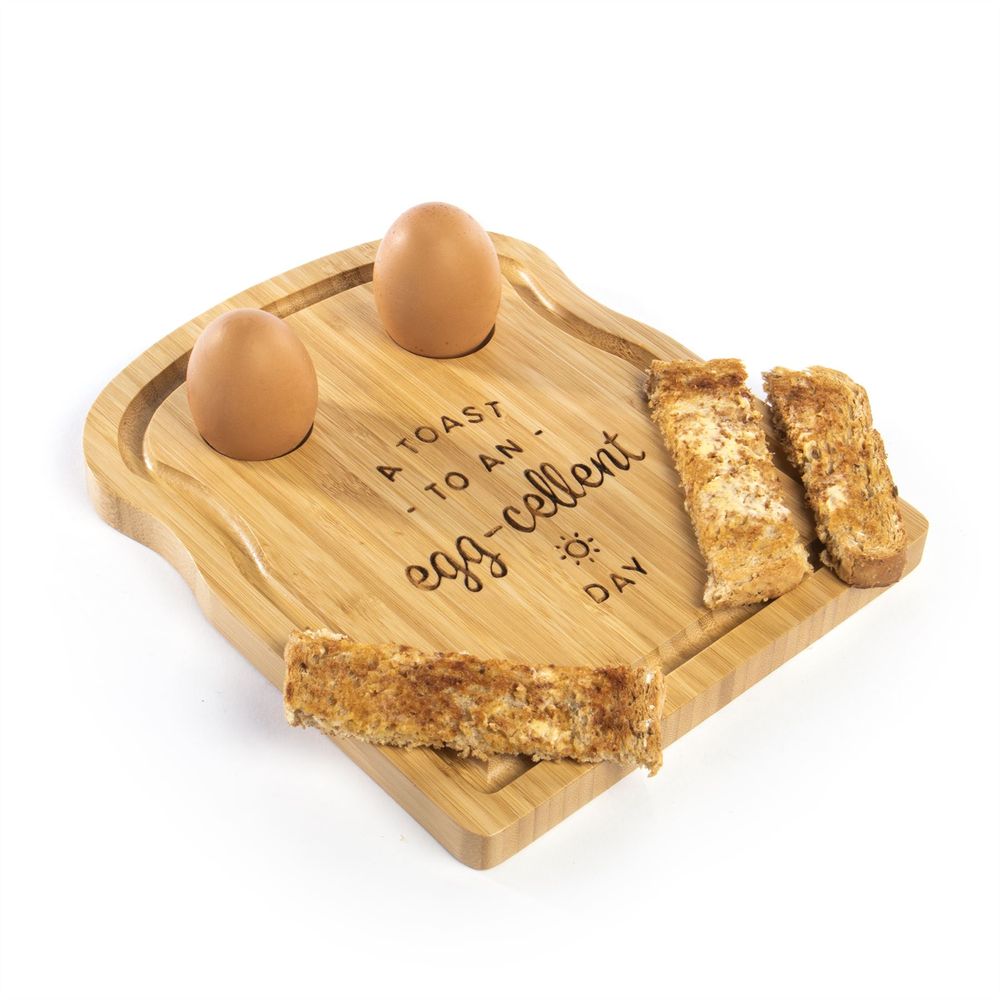 Bamboo Breakfast Egg Board-Seasons Home Store