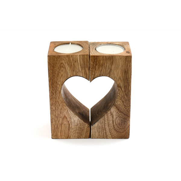 Cut-Out Heart Tealight Holders-Seasons Home Store
