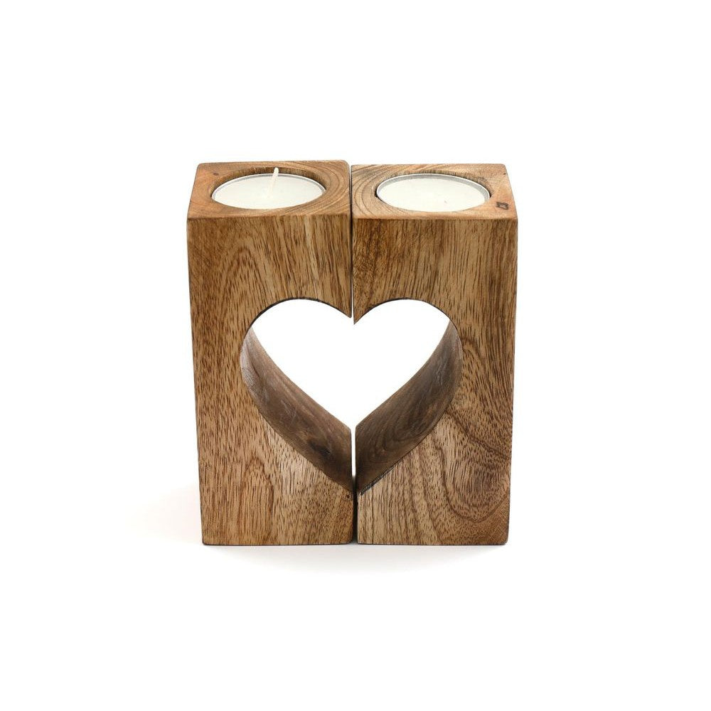 Cut-Out Heart Tealight Holders-Seasons Home Store