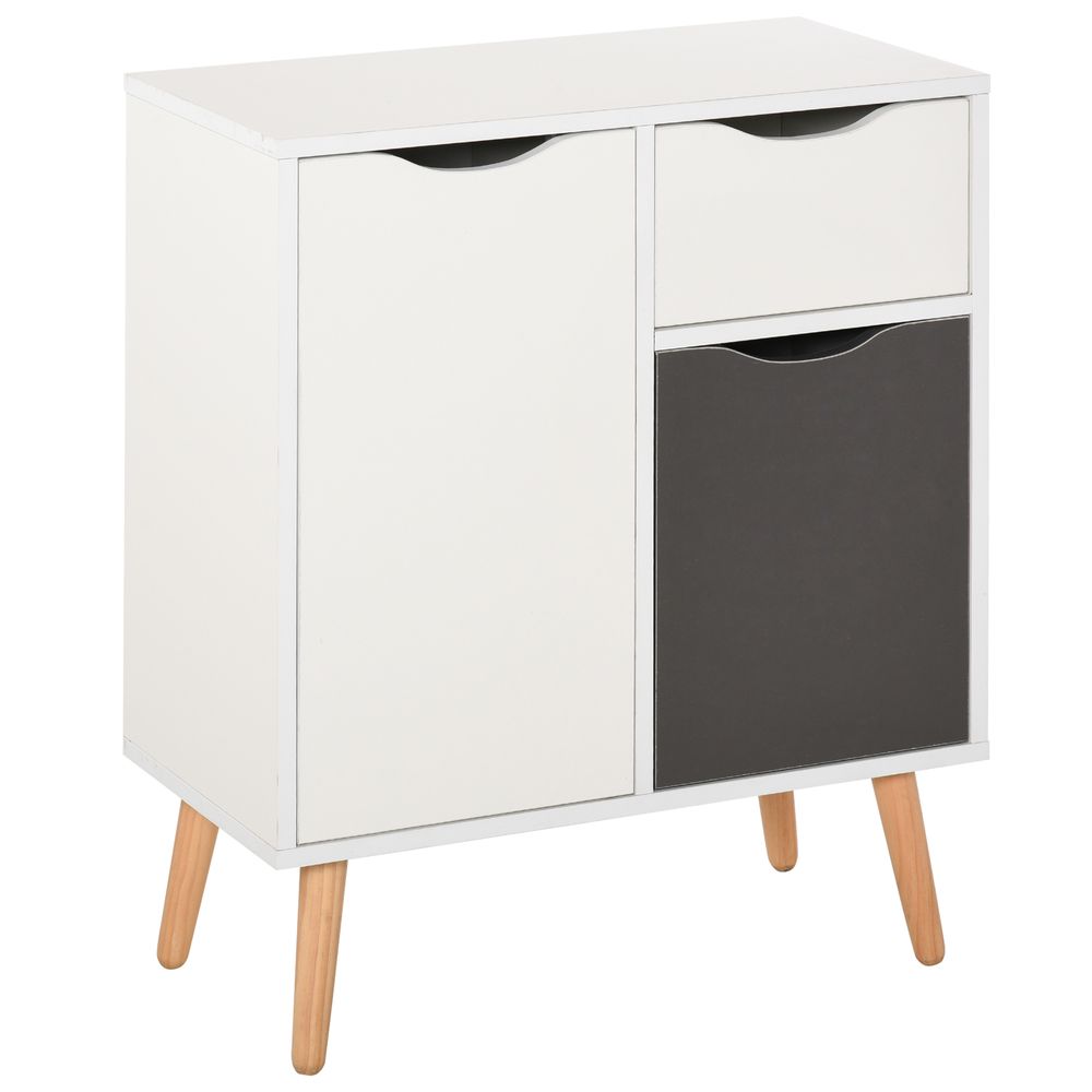 Floor Cabinet Storage Cupboard Sideboard with Drawer for Bedroom, Living Room-Seasons Home Store