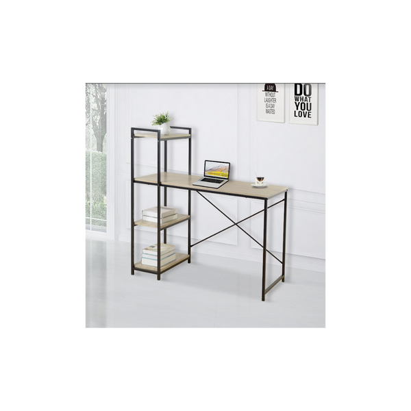 Home Study Desk with Both Side Shelf-Seasons Home Store