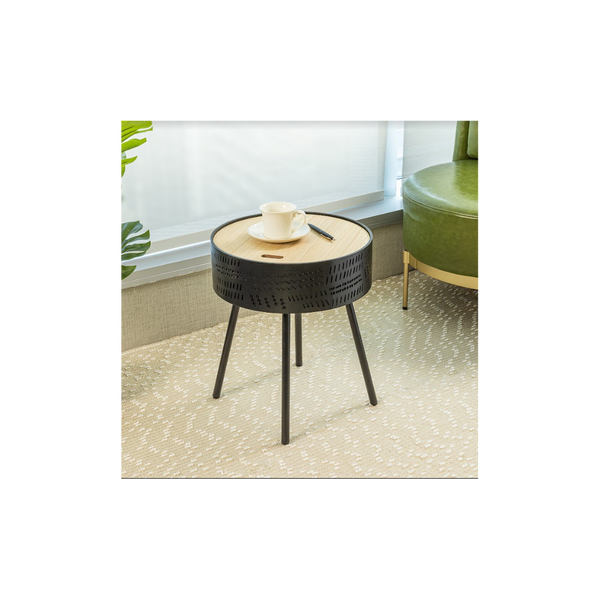 Lift Top Round Side Table - SLENDER-Seasons Home Store