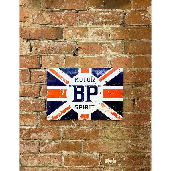 Metal Advertising Wall Sign - Motor BP Spirit-Seasons Home Store