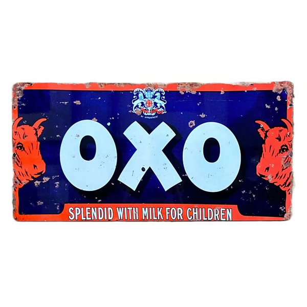 Metal Advertising Wall Sign - OXO Vintage Production-Seasons Home Store