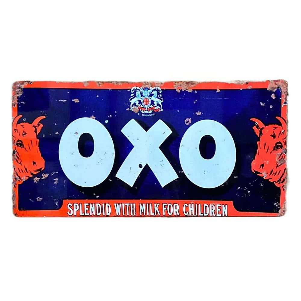 Metal Advertising Wall Sign - OXO Vintage Production-Seasons Home Store
