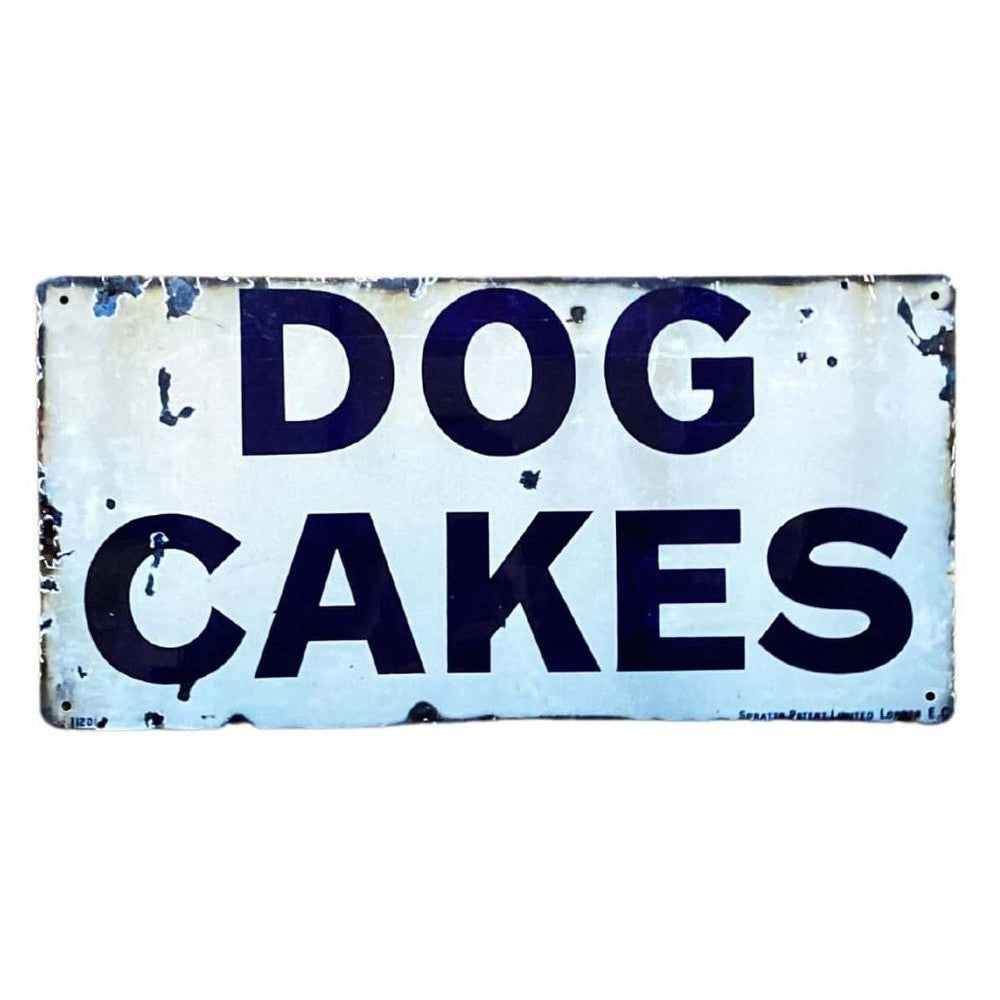 Metal Wall Sign - Dog Cakes Blue-Seasons Home Store