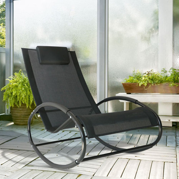 Orbital Zero Gravity Rocking Chair, 88H cm-Seasons Home Store