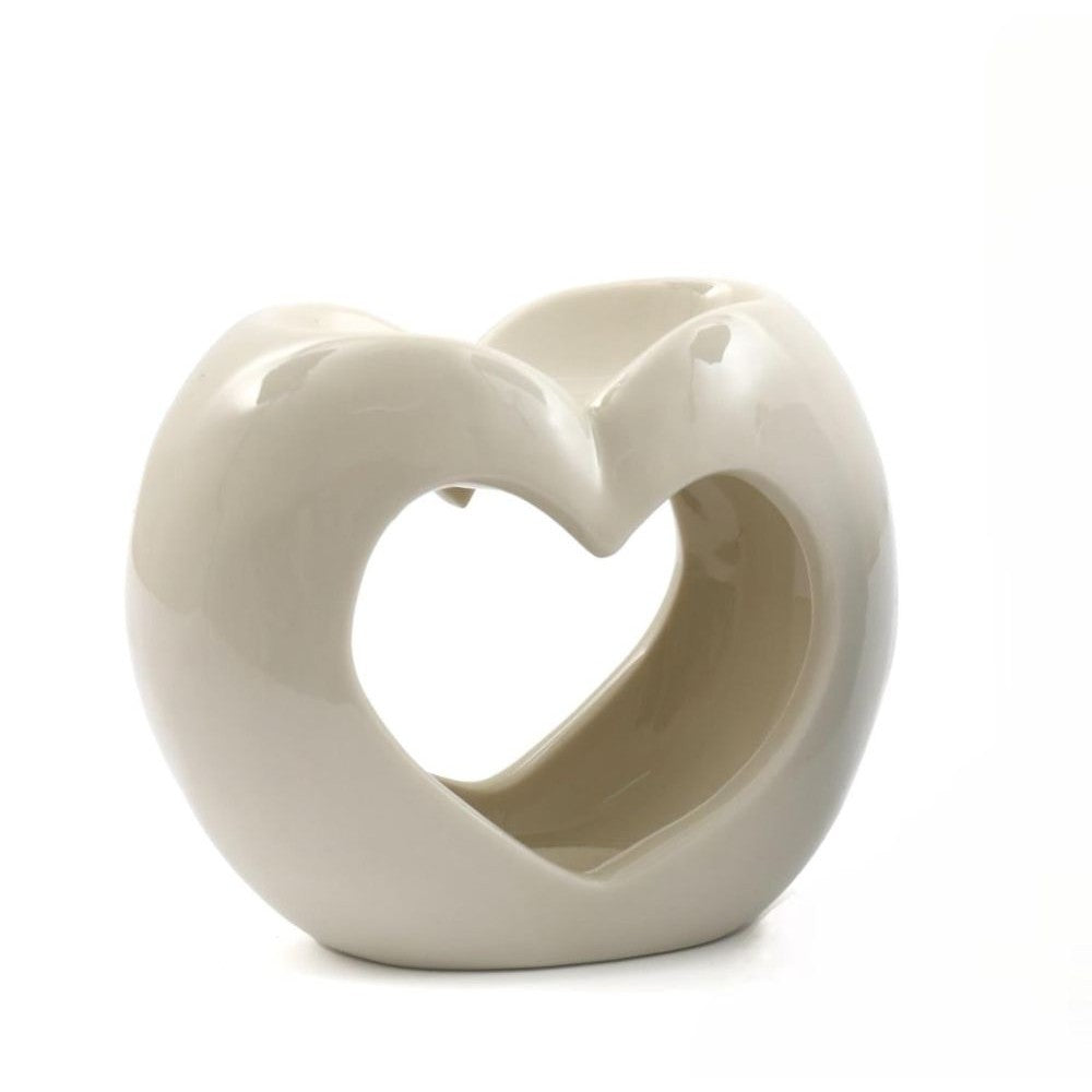 Pearl Heart Oil or Wax Warmer-Seasons Home Store