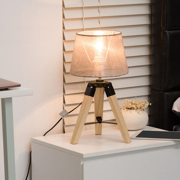 Tripod Table Lamp Living Room Night Lighting Bedside Desk-Seasons Home Store