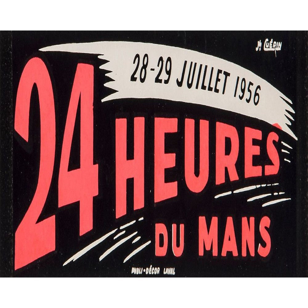 Vintage Metal Sign - 24 Heures Du Mans - Racing Poster-Seasons Home Store