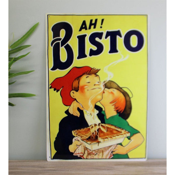 Vintage Metal Sign - Retro Advertising - Ah Bisto-Seasons Home Store