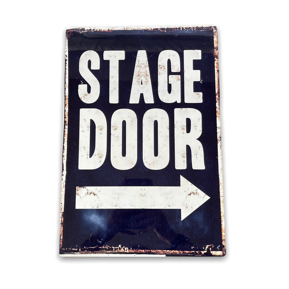 Vintage Metal Sign - Stage Door Metal Wall Sign-Seasons Home Store